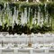 Wisteria Hanging Flowers,Fake Hanging Flowers,Wisteria artificiales Garland (12,White)